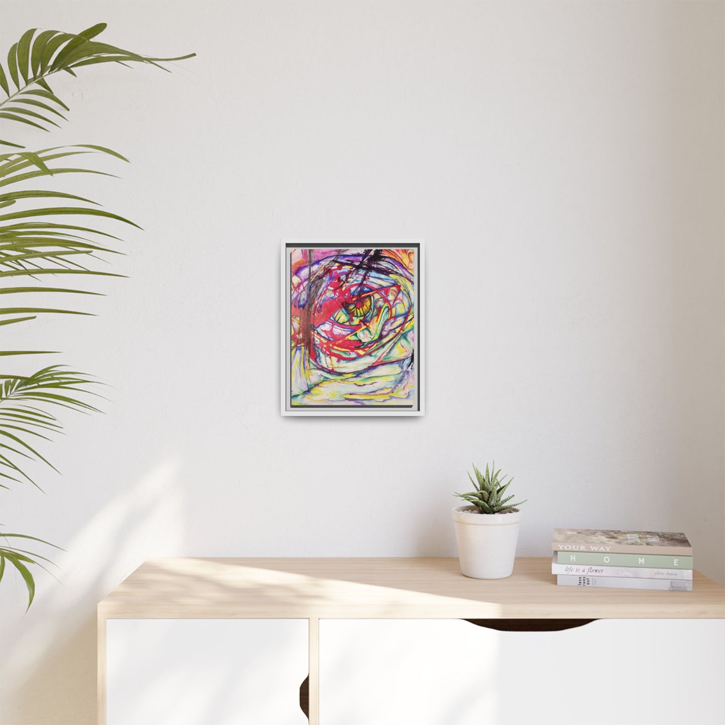 The Eye Framed Art Print - Kia Day Design