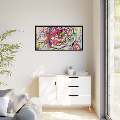 The Eye Framed Art Print - Kia Day Design