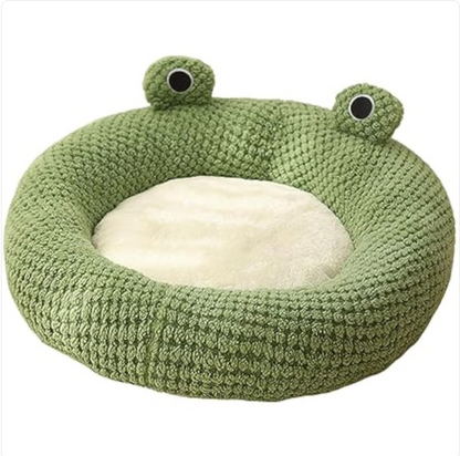 Frog-Shaped Pet Bed - Green Large - Pet bed
