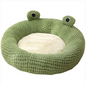 Frog-Shaped Pet Bed - Green Large - Pet bed