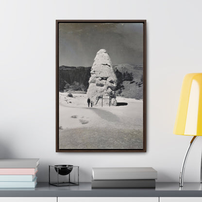 Liberty Cap Yellowstone Gallery Canvas Wraps Vertical Frame 16″ x 24″ 1.25" Walnut