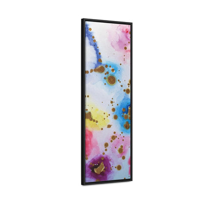 Purple Swirl Gallery Canvas Wraps, Vertical Frame