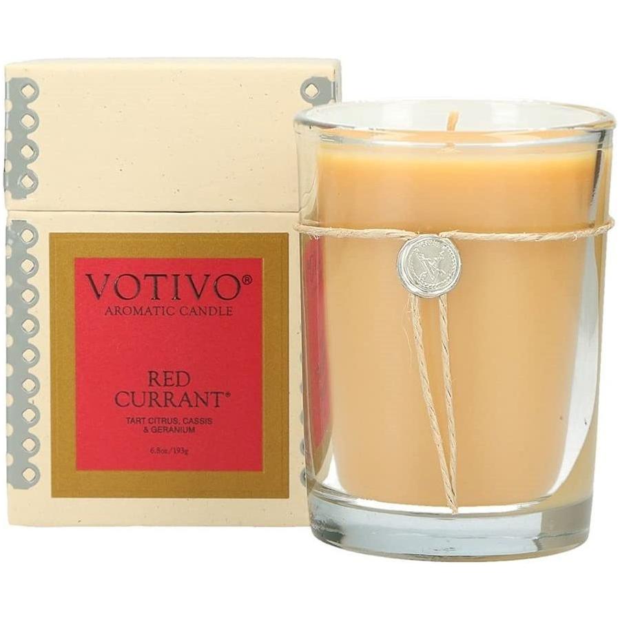 Votivo Aromatic Candle Red Currant - - Aromatic Candle