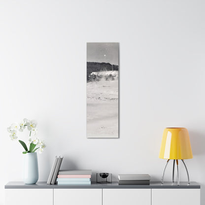 Mammoth Hot Springs Yellowstone Canvas Gallery Wraps 12″ x 36″ 1.25"