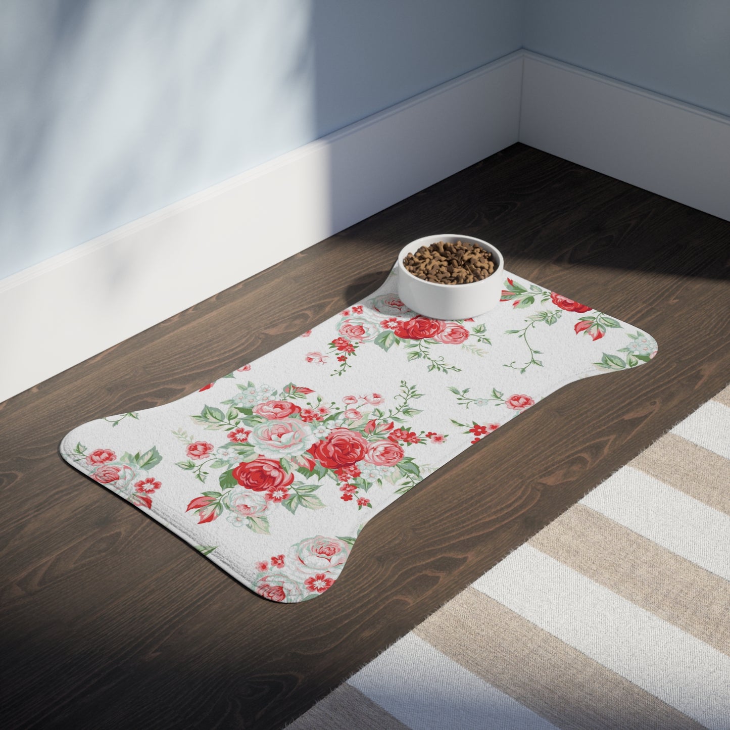 Tea Rose Pet Feeding Mats