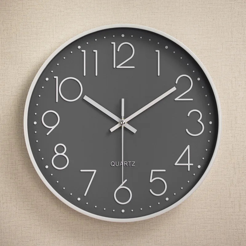 10 Inch Aesthetic Minimalist Large Mechanic Clock Wall