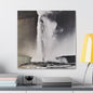 Old Faithful Geyser Yellowstone Canvas Gallery Wraps 24″ x 24″ 1.25"