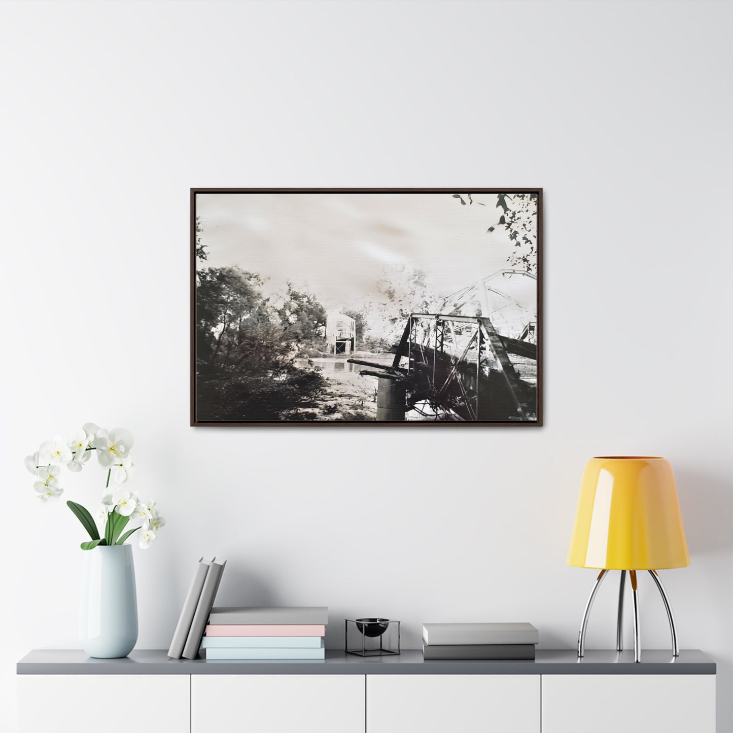 Bridge Gallery Canvas Wraps, Horizontal Frame