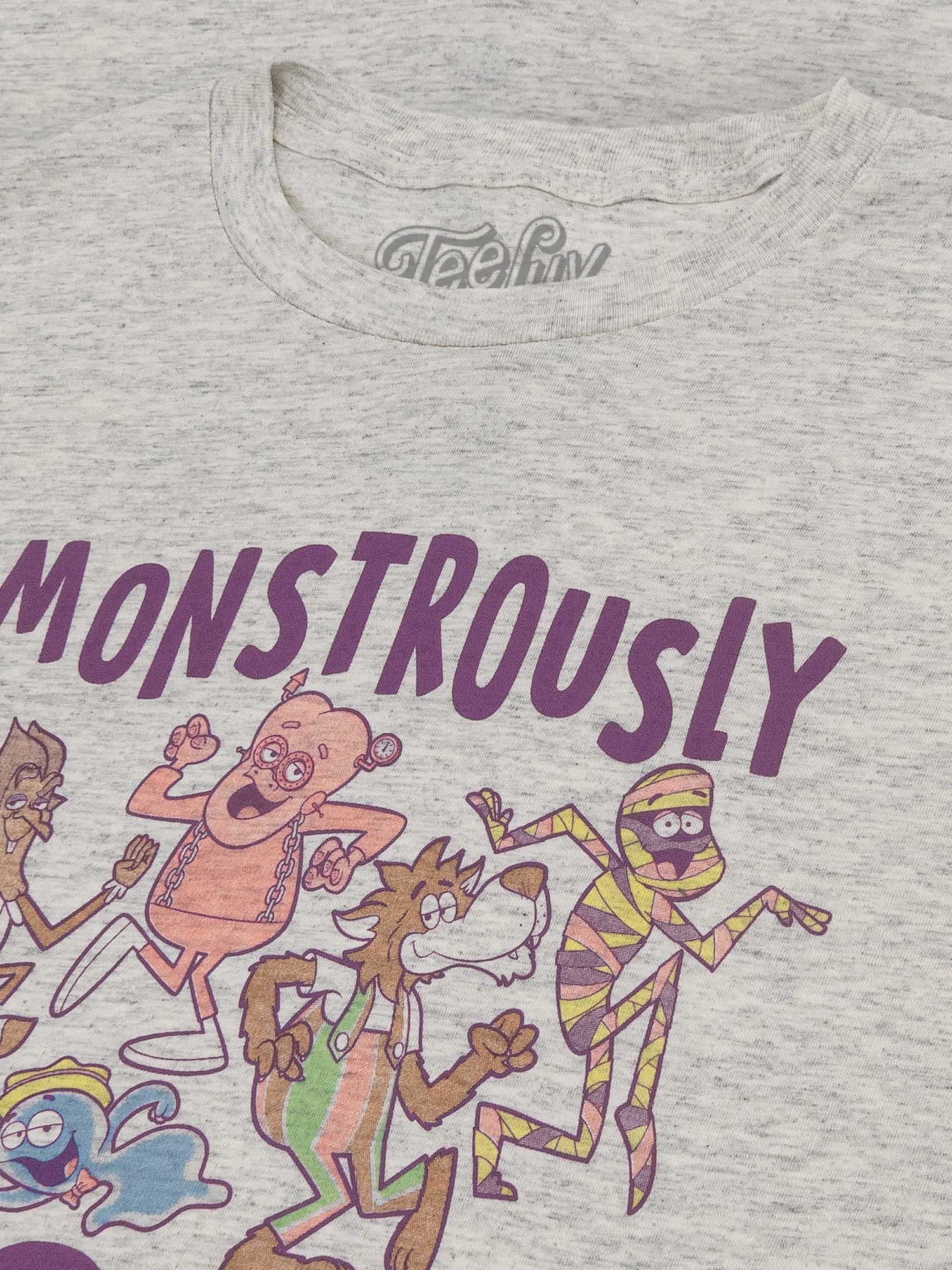 Monstrously Good General Mills Cereal Monster Cartoon Mascots T-Shirt - Heather Oatmeal- Tee Luv- {{Product type}}