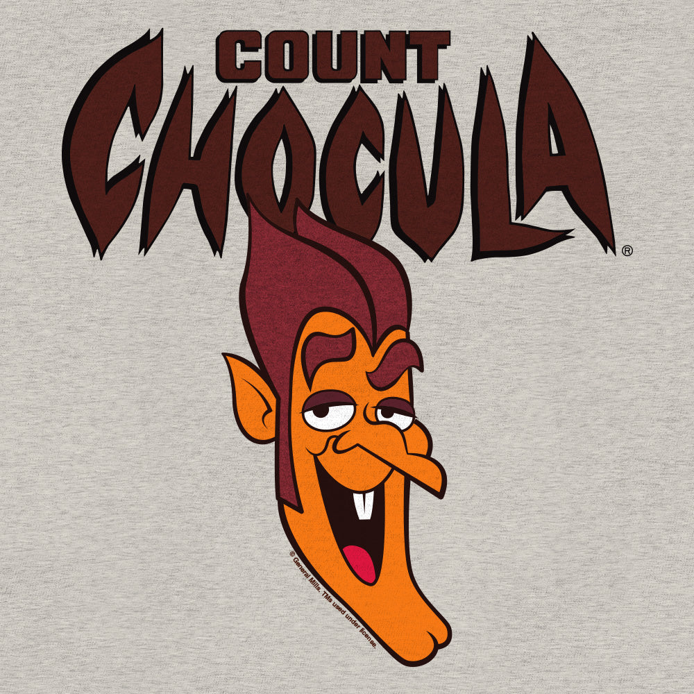 Retro Count Chocula Monster Cereal Mascot T-Shirt - Oat Heather- Tee Luv- {{Product type}}