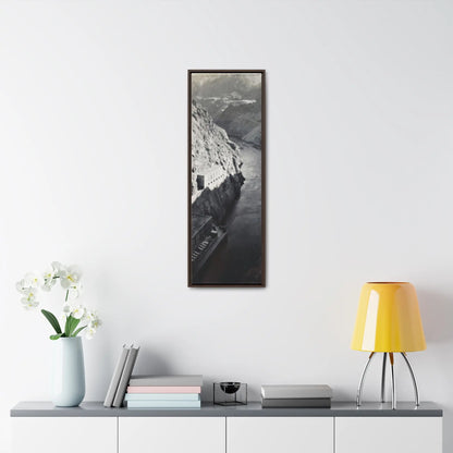 Boulder Dam Gallery Canvas Wraps Vertical Frame 12″ x 36″ 1.25" Walnut