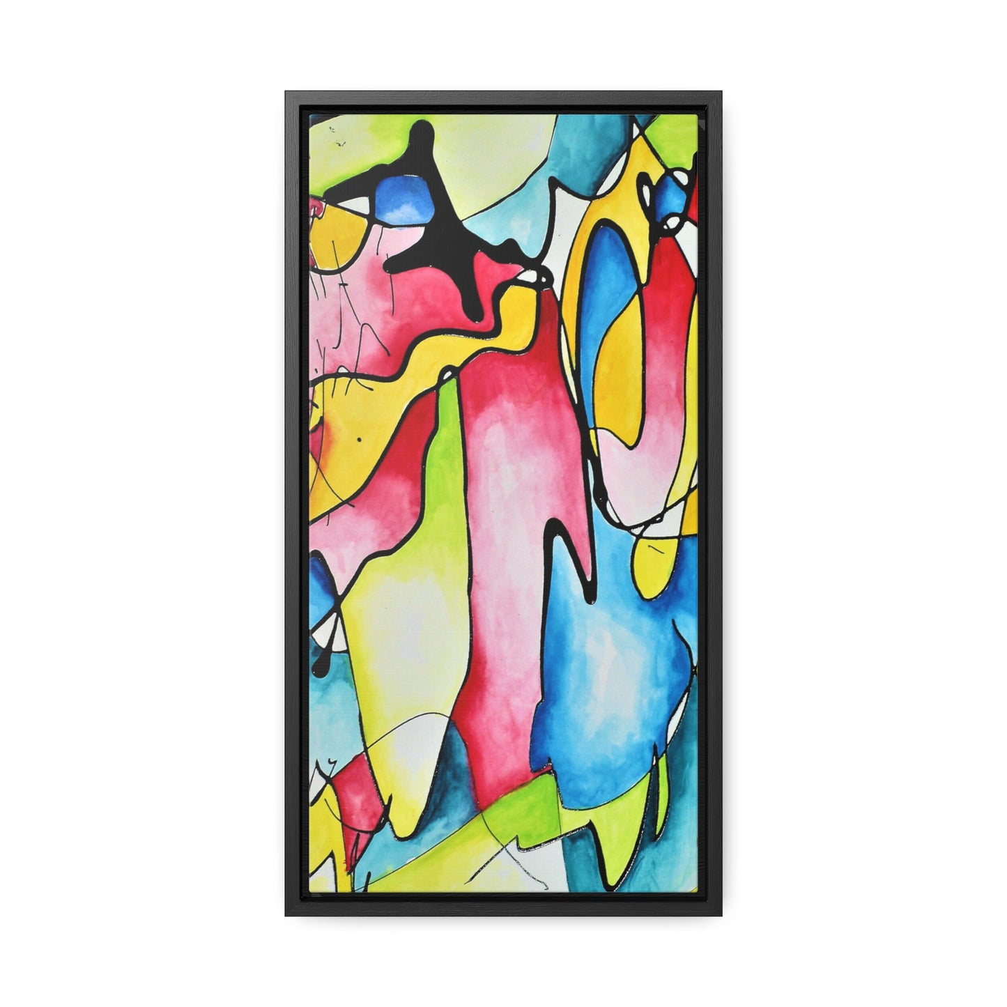 Blue Flame Gallery Canvas Wraps, Vertical Frame