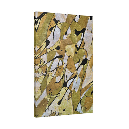 Gold Rush Satin Canvas, Stretched