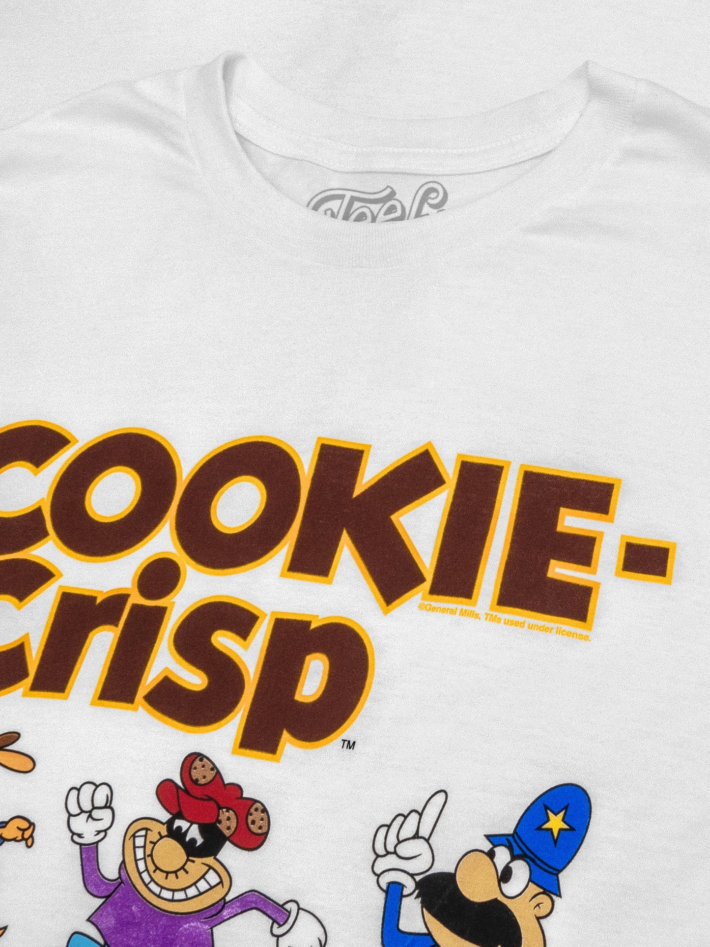 Cookie Crisp Cereal Mascot T-Shirt - White- Tee Luv- {{Product type}}