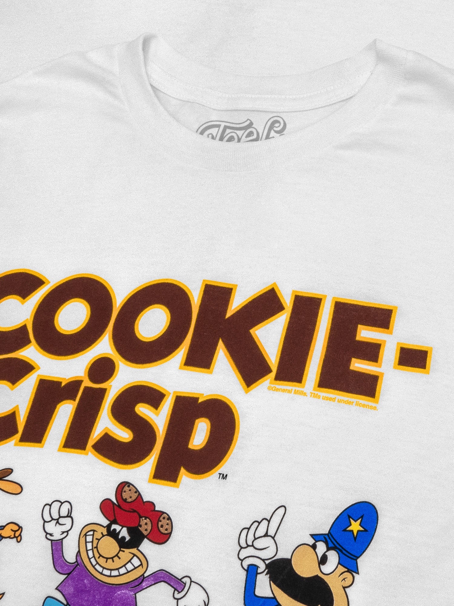 Cookie Crisp Cereal Mascot T-Shirt - White- Tee Luv- {{Product type}}