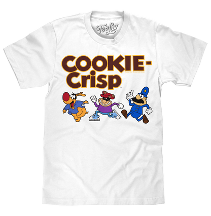 Cookie Crisp Cereal Mascot T-Shirt - White- Tee Luv- {{Product type}}