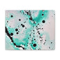 Teal Burst Canvas Gallery Wraps 10″ x 8″ 1.25"