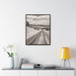 Western Road Gallery Canvas Wraps Vertical Frame 24″ x 30″ 1.25" Walnut