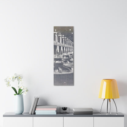 Boulder Dam Powerhouse Canvas Gallery Wraps 12″ x 36″ 1.25"