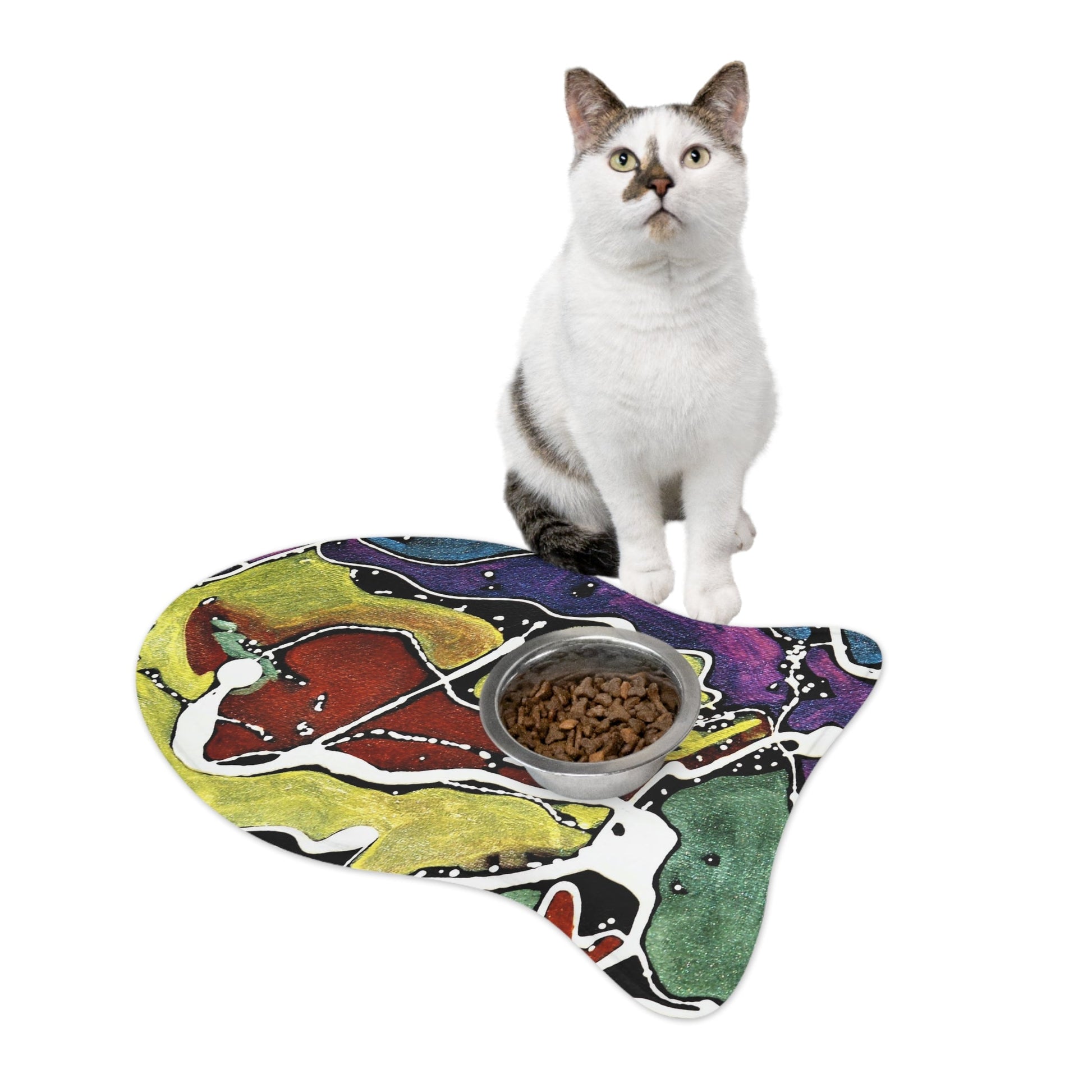 Strawberry Fields Forever Pet Feeding Mats - - food mat