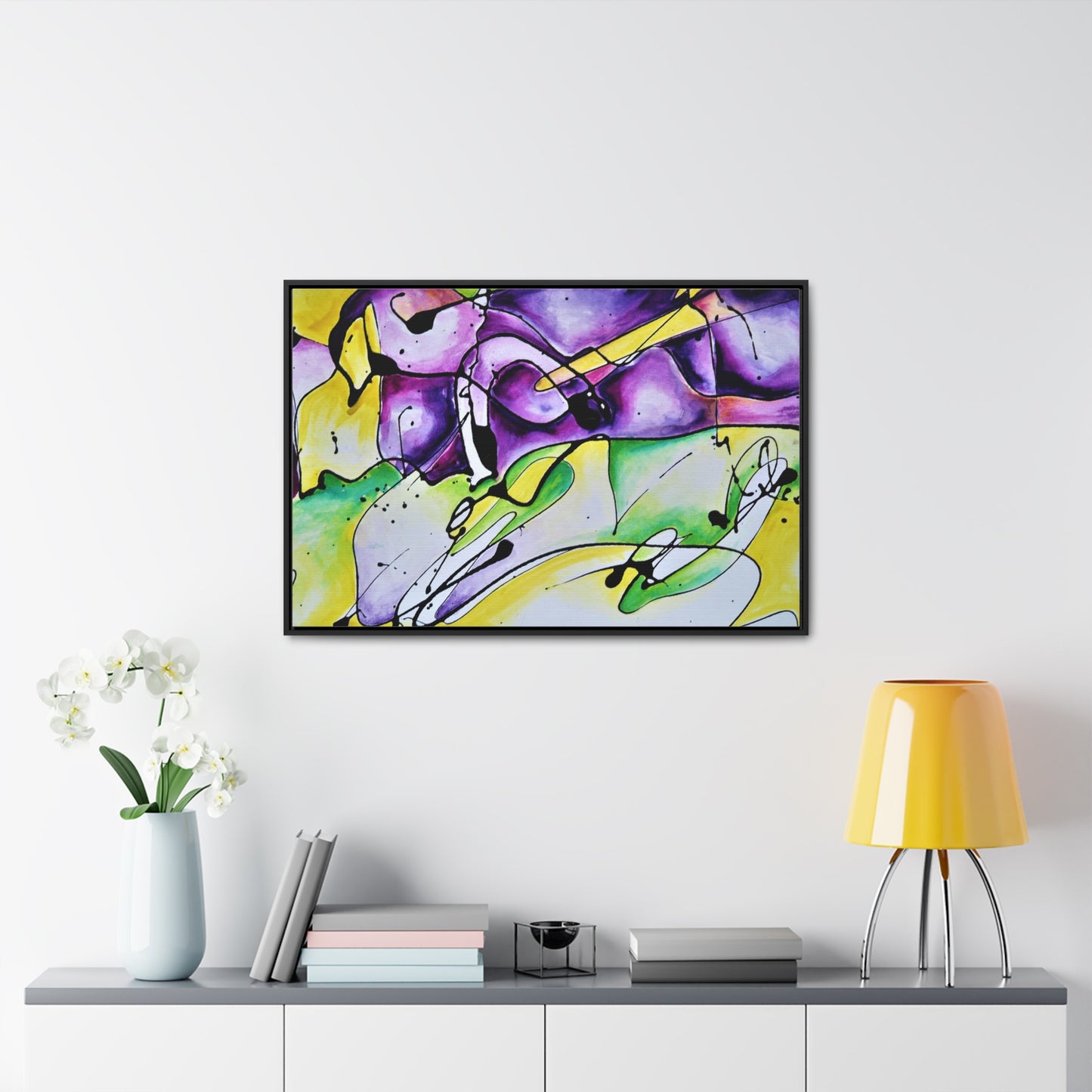 Purple Mountains Gallery Canvas Wraps, Horizontal Frame