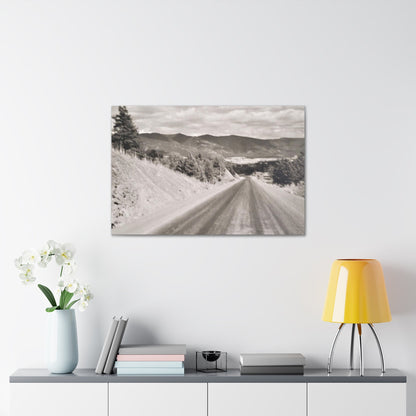Western Road Canvas Gallery Wraps 36" x 24" 1.25"