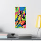 Exploding Earth Canvas Gallery Wraps 10″ x 20″ 1.25"