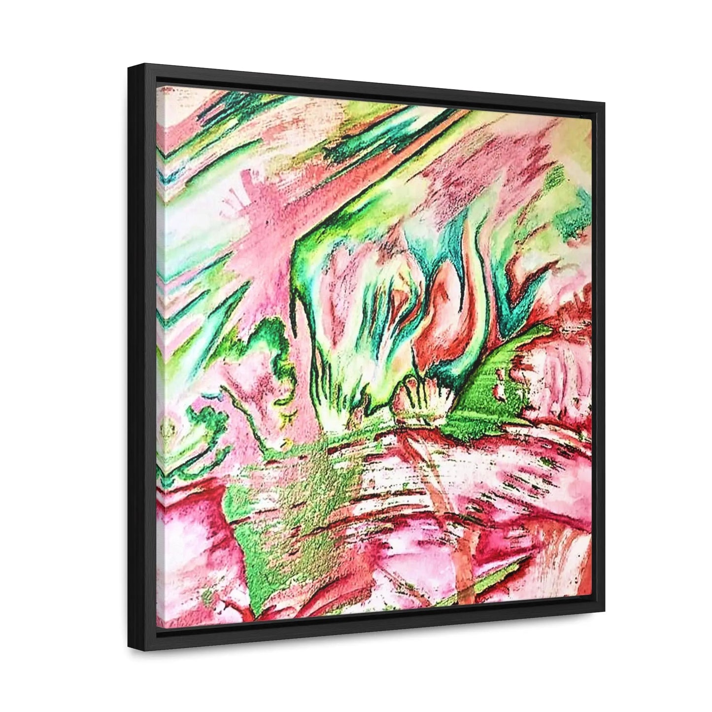 Pink Forest Gallery Canvas Wraps, Square Frame