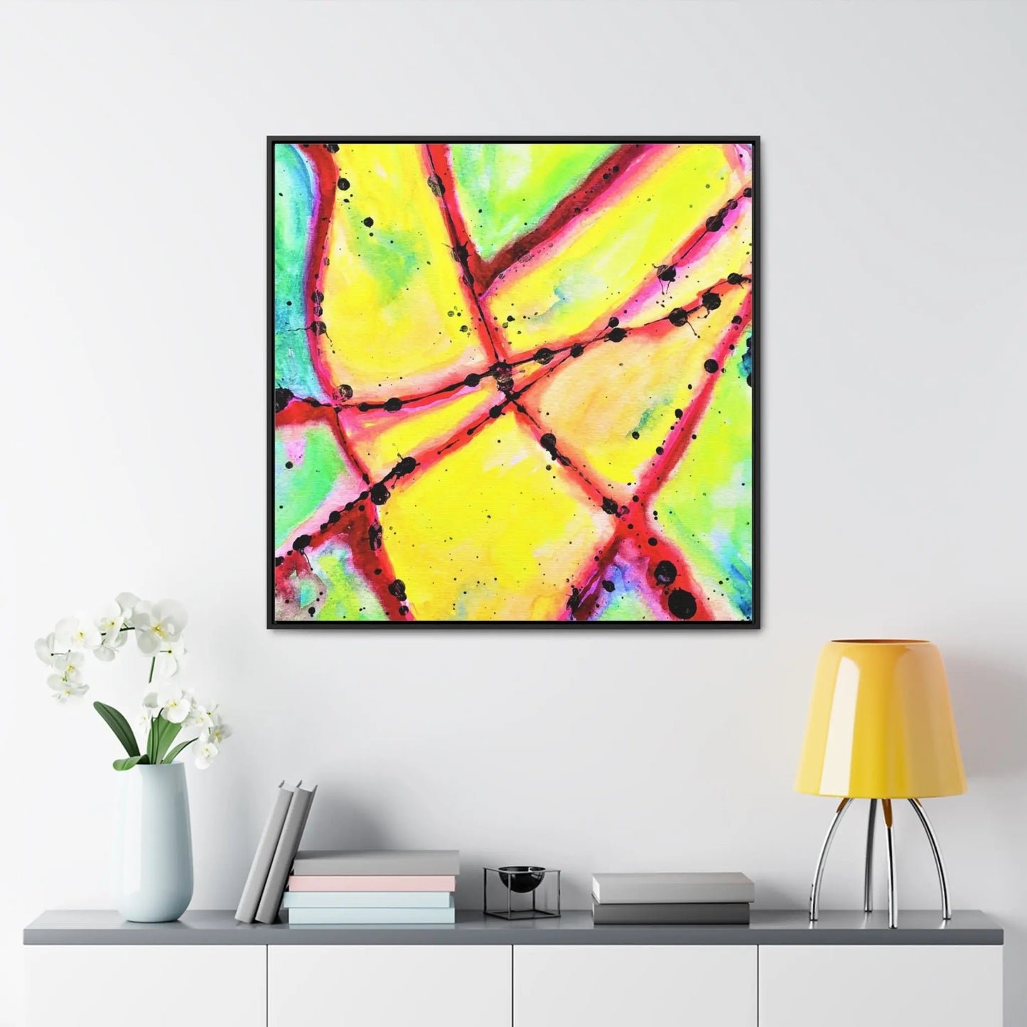 Love Chained Gallery Canvas Wraps, Square Frame