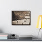 Rockefeller Plaza Easter 1945 Gallery Canvas Wraps Horizontal Frame 16″ x 12″ Walnut 1.25"