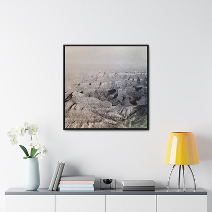 Grand Canyon Gallery Canvas Wraps Square Frame 30″ x 30″ 1.25" Black