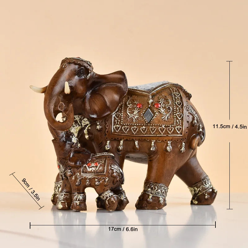 Home Decor Design Elephant Ceramic Animal Figure Statue