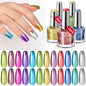 SAVILAND 12 Colors Mirror Metallic Chrome Nail Polish Set - Metallic 0.34 Fl Oz (Pack of 14) - nail polish