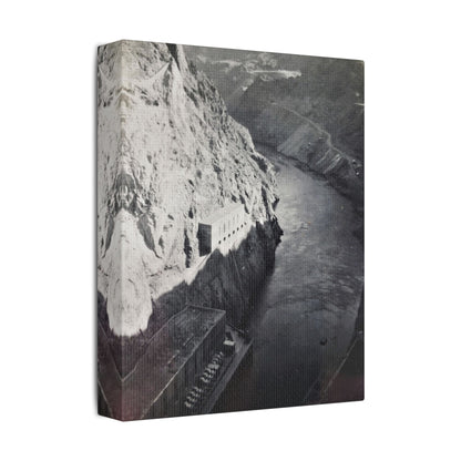 Boulder Dam Satin Canvas Stretched