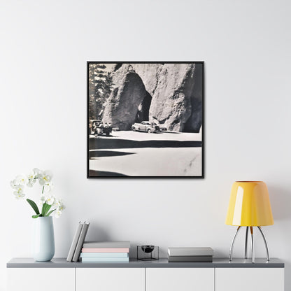 At the Needles Gallery Canvas Wraps Square Frame 30″ x 30″ Premium Gallery Wraps (1.25″) Black