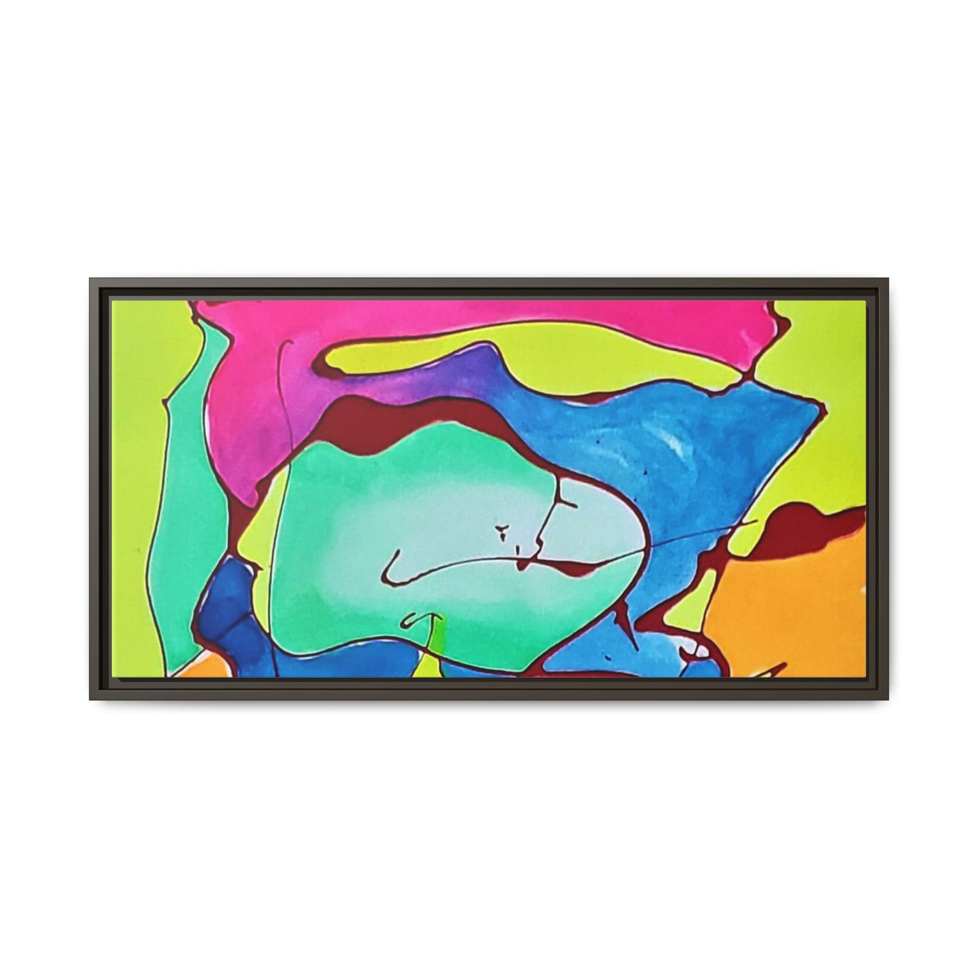 Kool Kid Matte Canvas Framed - Kia Day Design