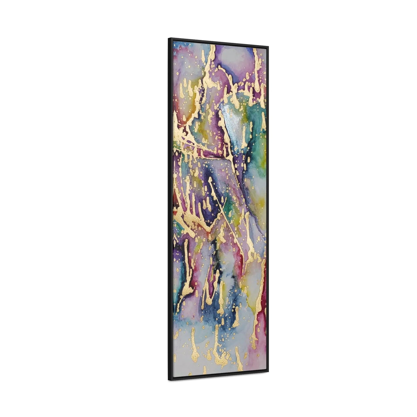 Purple Rain Gallery Canvas Wraps, Vertical Frame