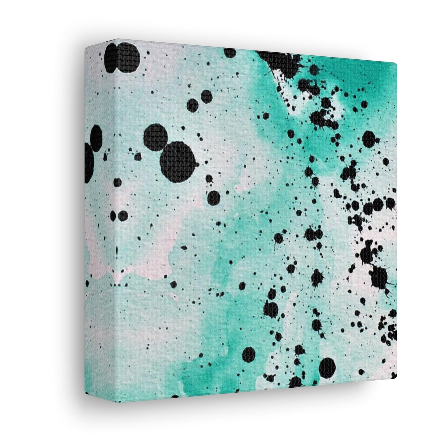 Teal Burst Canvas Gallery Wraps