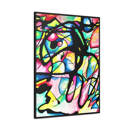 Peacock Gallery Canvas Wraps, Vertical Frame