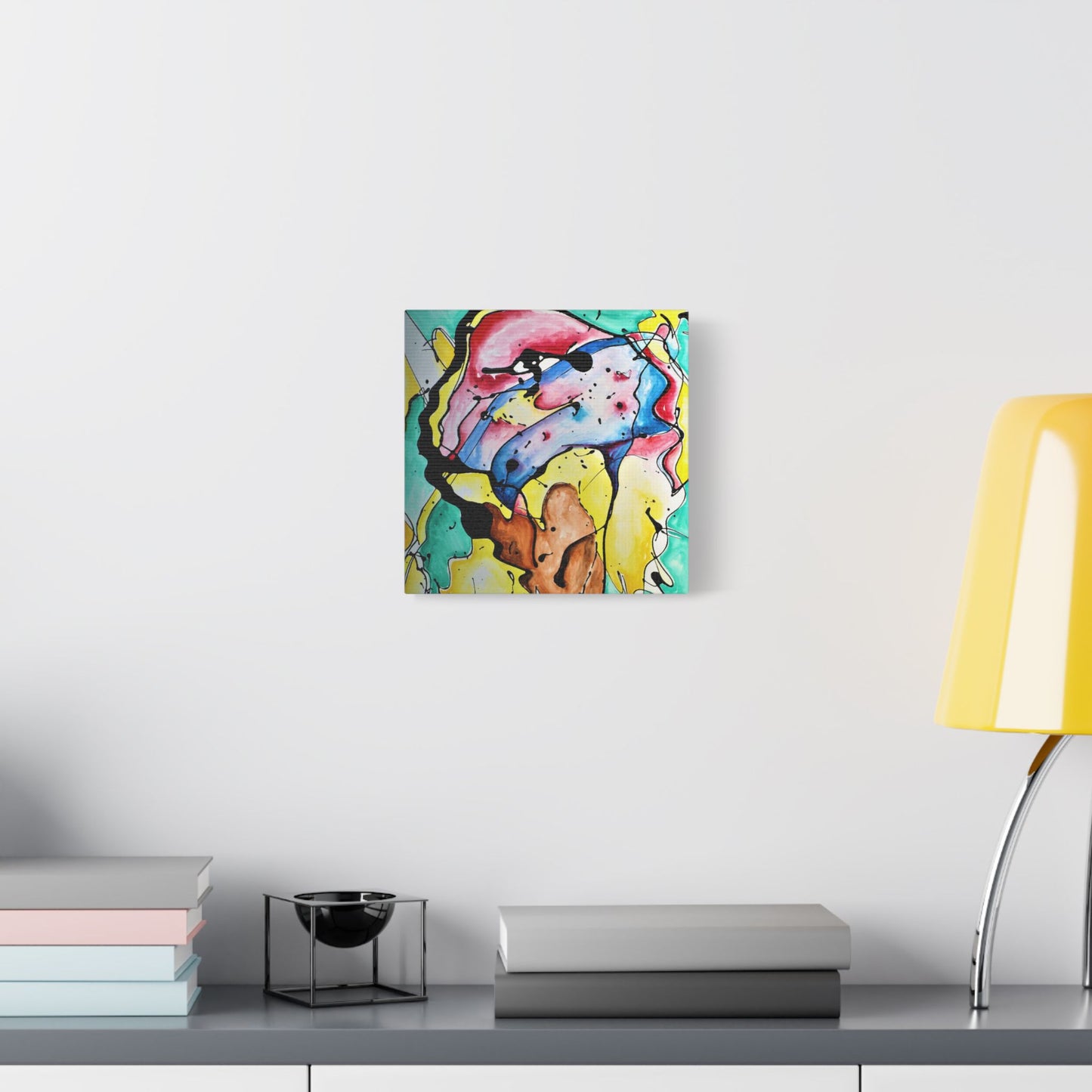3rd Eye Sundae Satin Canvas Stretched - Kia Day Design