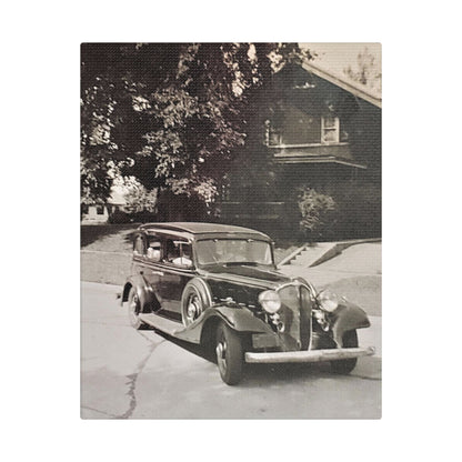 Classic Car Satin Canvas Stretched 8″ x 10″ (Vertical) 1.5"