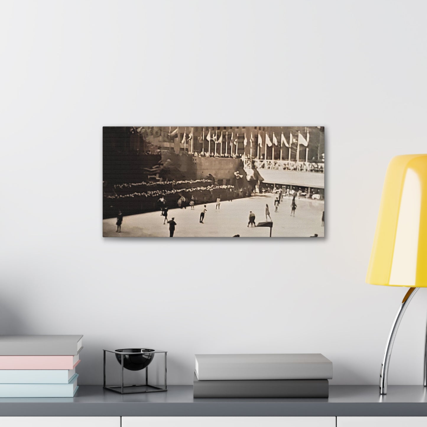 Rockefeller Plaza Easter 1945 Canvas Gallery Wraps