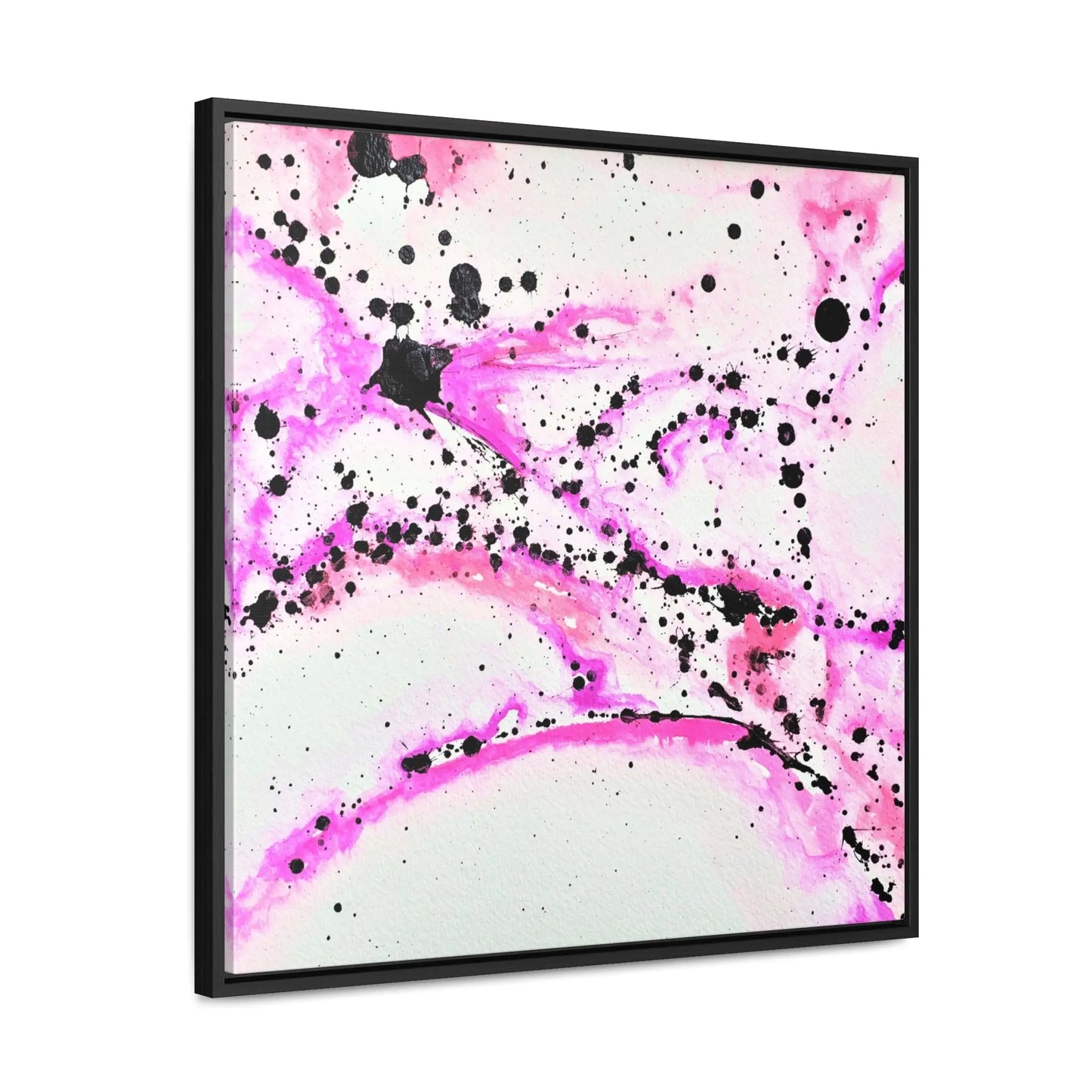 Neon Lightning Gallery Canvas Wraps, Square Frame