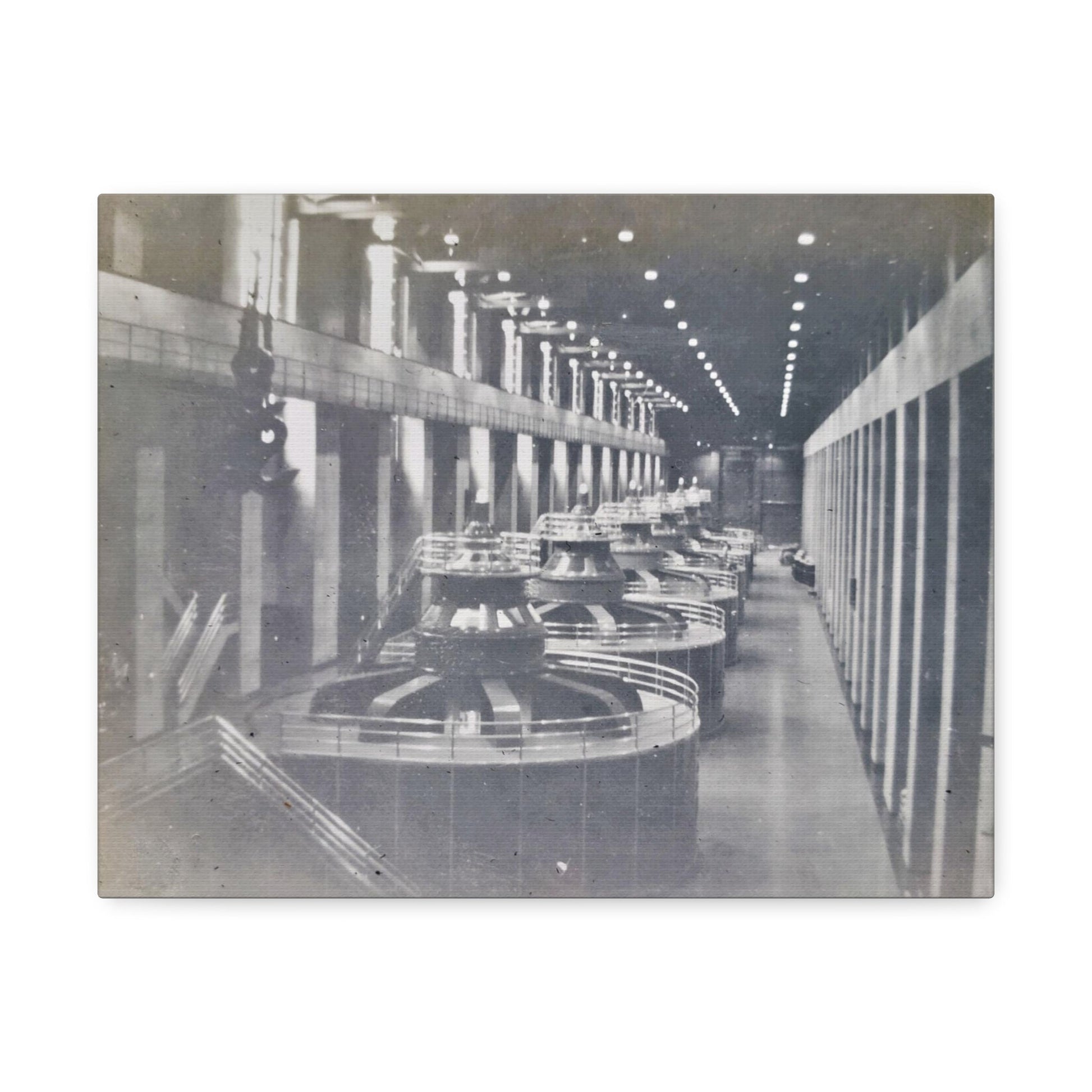 Boulder Dam Powerhouse Stretched Canvas