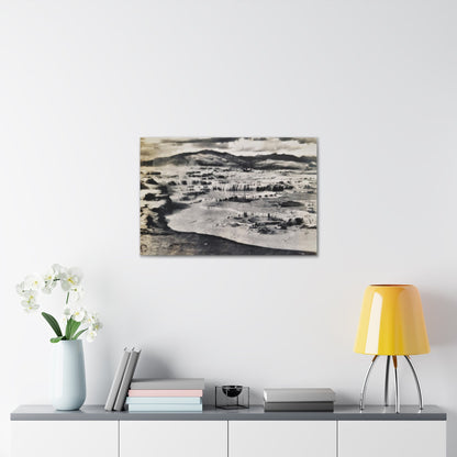 Springs at top of Jupiter Terrace Yellowstone Canvas Gallery Wraps 30" x 20" 1.25"