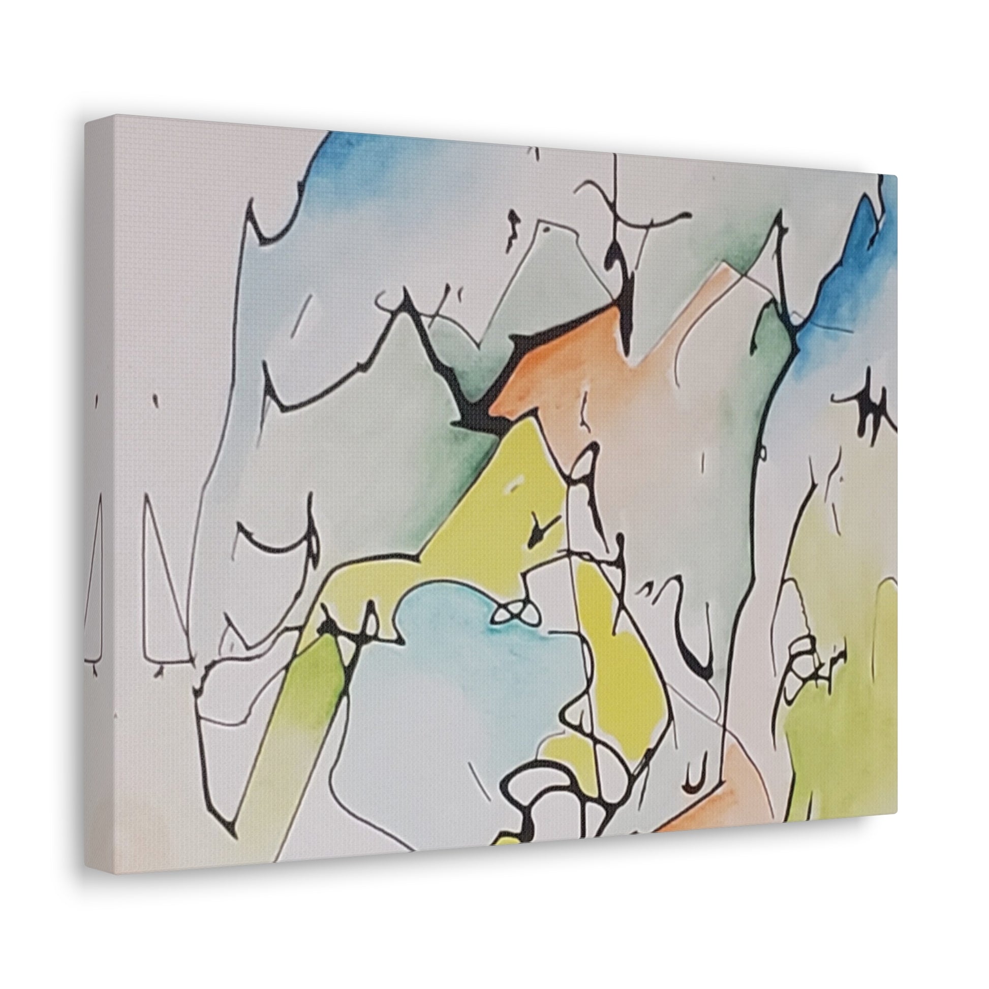 Misty Mountains Canvas Gallery Wraps