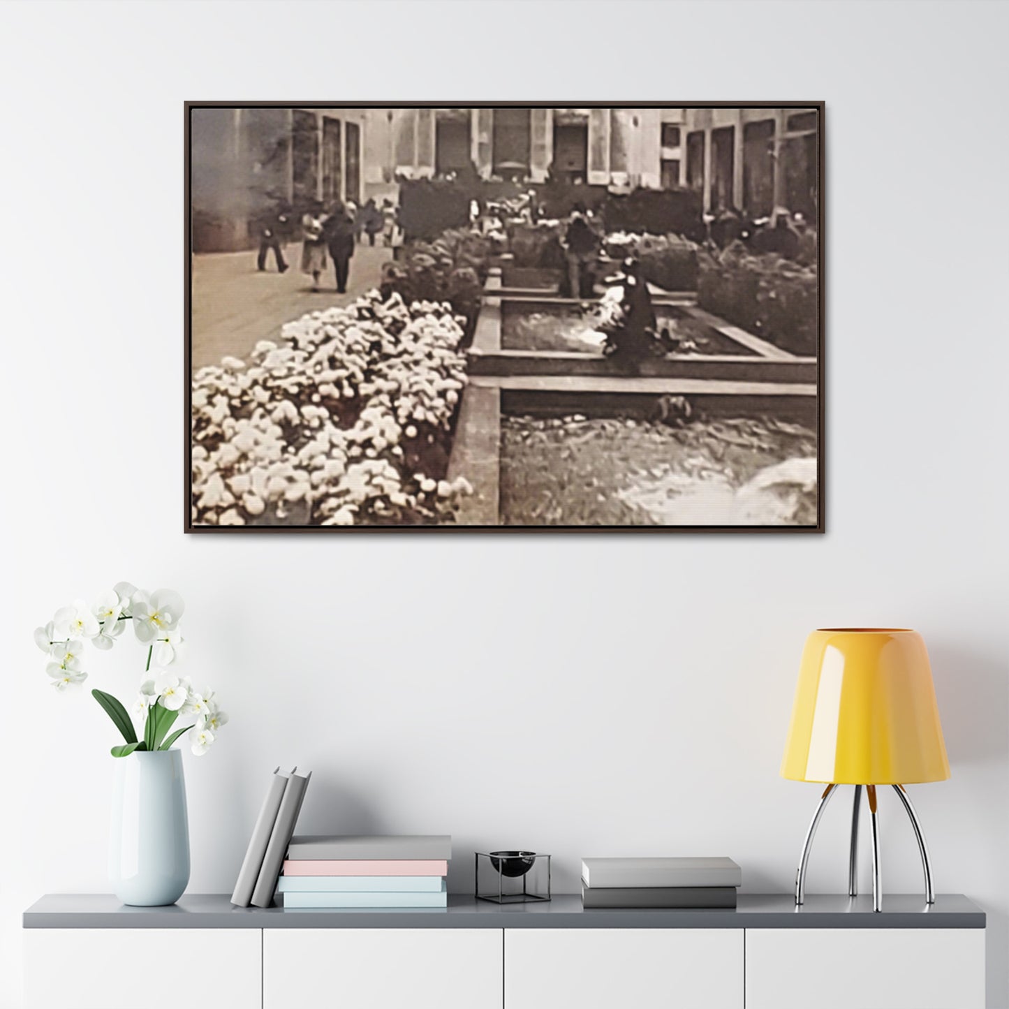 Rockefeller Plaza Gallery Canvas Wraps, Horizontal Frame