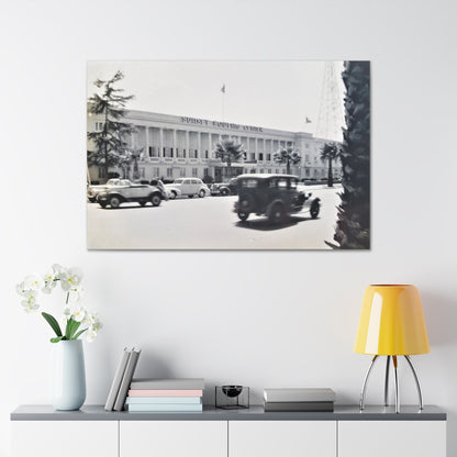 Sunset Bowling Center Largest in U.S 1939 Canvas Gallery Wraps 48″ x 32″ 1.25"