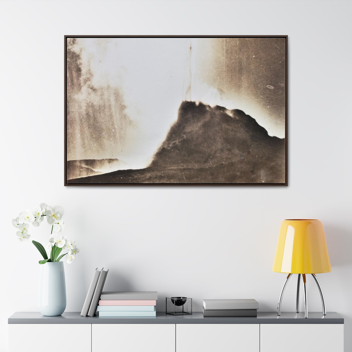 White Dome Geyser Yellowstone Gallery Canvas Wraps, Horizontal Frame