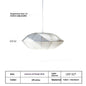 Simple And Modern Japanese Retro Pendant Light - A50off White With White Edge - Lights